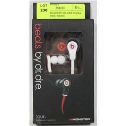 REPLICA BEATS BY DR. DRE IN EAR HEADPHONES  WHITE