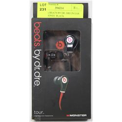 REPLICA BEATS BY DR. DRE IN EAR HEADPHONES  BLACK