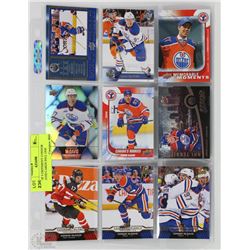 LOT OF 9 DIFFERENT CONNOR MCDAVID CARDS INCL ONE