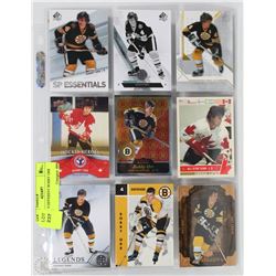 LOT OF 9 DIFFERENT BOBBY ORR CARDS