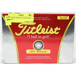CASE OF TITLEIST  DT SOLO GOLF BALLS