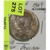 Image 1 : 1969 U.S. KENNEDY SILVER HALF-DOLLAR