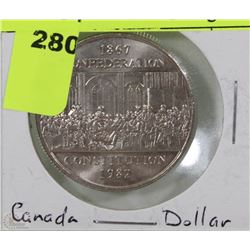 1982 CANADIAN CONFEDERATION CONSTITUTION DOLLAR
