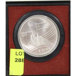 1976 MONTREAL XXI OLYMPIAD $5 SILVER