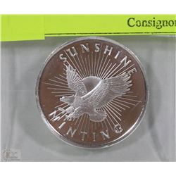 SUNSHINE MINTING HALF .999 TROY OUNCE COIN