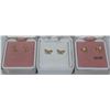 Image 1 : 3 SETS OF EARRINGS INCL TWO (10KT) & (14KT)