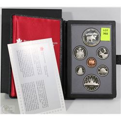 RCM 1985 CANADIAN PROOF SET W/ SILVER & NICKLE