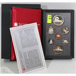 RCM 1986 CANADIAN PROOF SET W/ SILVER & NICKLE