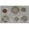 Image 1 : 1962 PROOF LIKE SILVER  CANADIAN  COIN SET