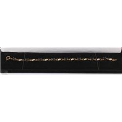 #29 NATURAL BLUE SAPPHIRE & CZ BRACELET