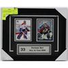 Image 1 : PATRICK ROY  HOCKEY CARDS COLLECTION FRAMED