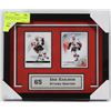 Image 1 : ERIK KARLSSON  HOCKEY CARDS COLLECTION FRAMED