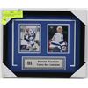 Image 1 : STEVEN STAMKOS HOCKEY CARDS COLLECTION FRAMED