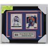 Image 1 : RYAN NUGENT HOPKIN  HOCKEY CARDS COLLECTION FRAMED