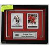 Image 1 : PATRICK KANE  HOCKEY CARDS COLLECTION FRAMED