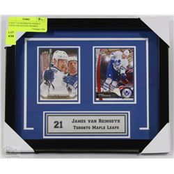 JAMES VAN REIMSDYK HOCKEY CARDS COLLECTION FRAMED
