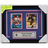 Image 1 : TEEMU SELANNE HOCKEY CARDS COLLECTION FRAMED
