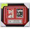 Image 1 : GORDIE HOWE HOCKEY CARDS COLLECTION FRAMED