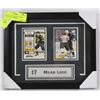 Image 1 : MILAN LUCIC  HOCKEY CARDS COLLECTION FRAMED