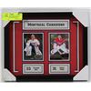 Image 1 : MONTREAL CANADIENS HOCKEY CARDS COLLECTION FRAMED