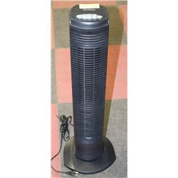 SUNBEAM OSCILLATING TOWER FAN ON CHOICE: BLACK