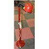 Image 1 : VINTAGE GOOSENECK RED FLOOR LAMP