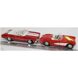 2 COLLECTIBLE CARS(CHEVROLET CORVETTE 1957 &