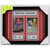 Image 1 : MONTREAL CANADIENS HOCKEY CARDS COLLECTION FRAMED