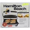 Image 1 : HAMILTON BEACH INDOOR GRILL WITH PANINI PRESS