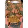Image 1 : WOOD ROCKING CHAIR