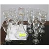 Image 1 : 18PC CRYSTAL WINE GLASSES & WINE DECANTER