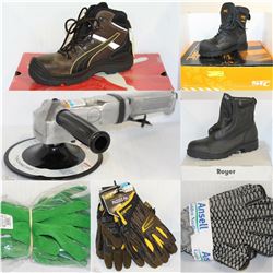 FEATURED LOTS # 8670-8703 - ASSORTED WORK BOOTS