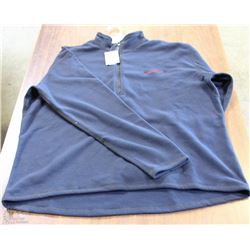 NAVY 3XL LONG SLEEVE FLEECE SWEATER