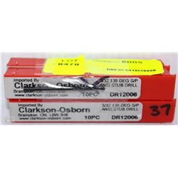 LOT OF 4 CLARKSON-OSBORN 3/32 135 DEG S/P ANSI