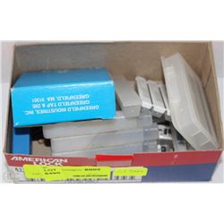 BOX OF ASSORTED TAPS AND EZYOUTS