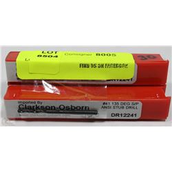 LOT OF 30 CLARKSON-OSBORN #4 135 DEG S/P ANSI STUB