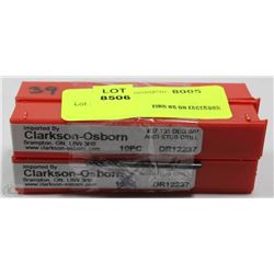 LOT OF 39 CLARKSON-OSBORN #37 135 DEG S/P ANSI