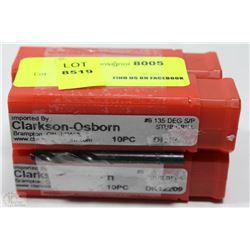 LOT OF 40 CLARKSON-OSBORN #9 135 DEG S/P ANSI