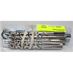 LOT OF ASSORTED DRILL BITS