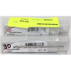 LOT OF 30 CLEVELAND #37 NAS TYPE-A DRILL BITS