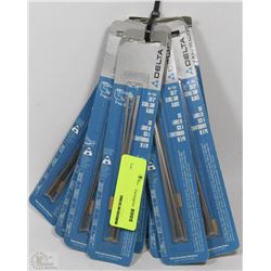 LOT OF 12 DELTA SIX 5" SCROLL SAW BLADES