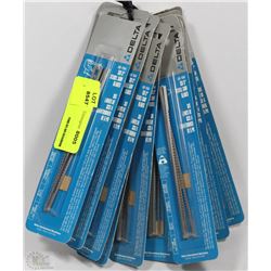 LOT OF 12 DELTA SIX 5" SCROLL SAW BLADES
