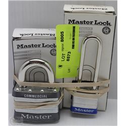 LOT OF 2 MASTERLOCK PADLOCKS