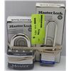 Image 1 : LOT OF 2 MASTERLOCK PADLOCKS