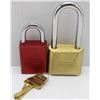 Image 1 : LOT OF 2 ASSORTED PADLOCKS