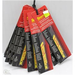 LOT OF 9 STARRETT 2PK JIG SAW BLADES