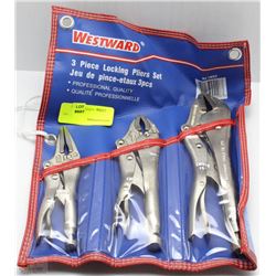 WESTWARD 3PC LOCKING PLIERS SET