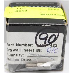 BOX OF #2 PHILIPS HEAD BITS APPROX 40 BITS