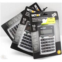 LOT OF 3 METRIC CONVERSION CALCULATORS