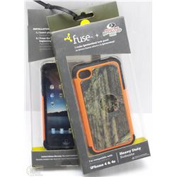 LOT OF 2 CAMO IPHONE 4 CASES